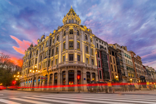 Urban view in Oviedo center