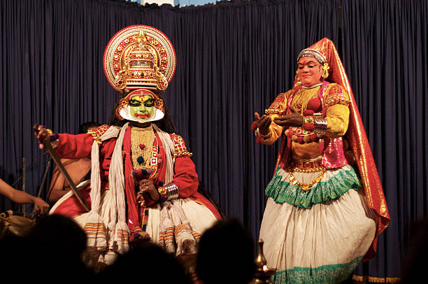 Kathakali show at Cochin Cultural Centre.