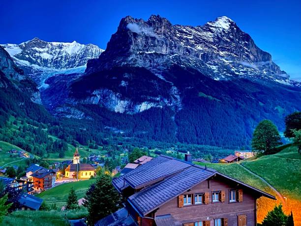 touring the lauterbrunnen valley, switzerland - may 2022.