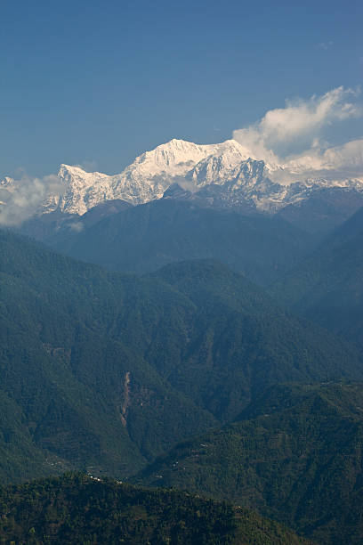 The Third Tallest Mountain In The World As Seen From Pelling, Sikkim, India