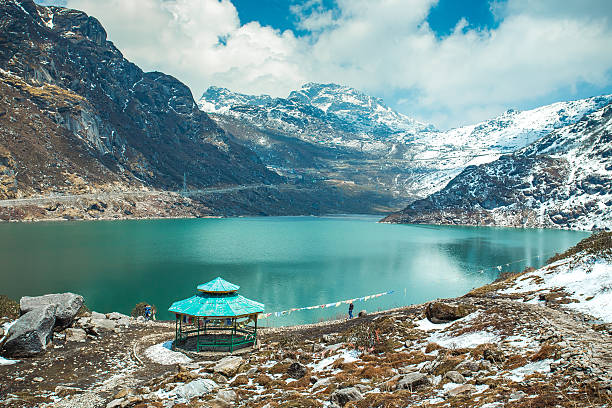 Tsangmo Lake in Sikkim, India.